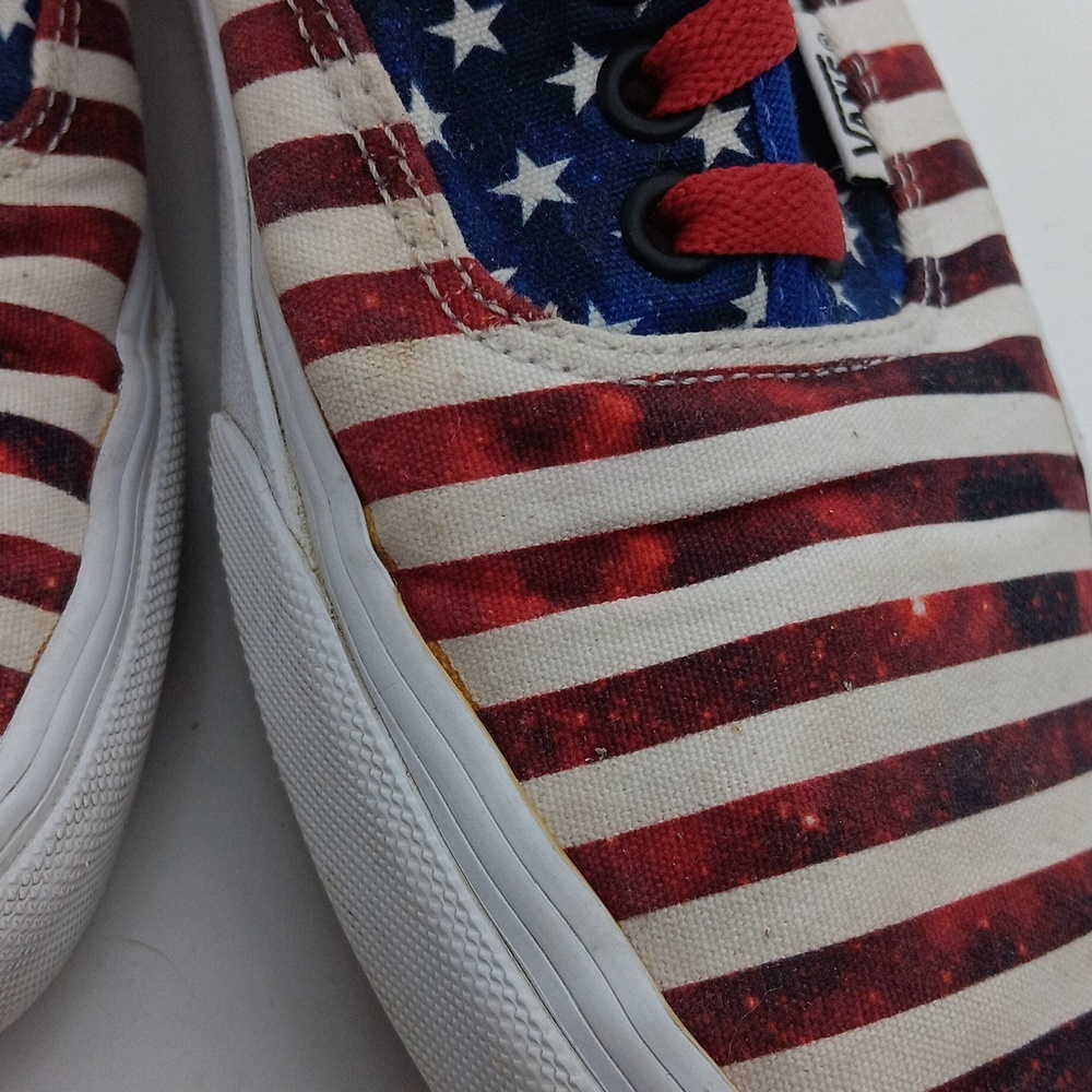 🇺🇸 AMERICAN FLAG VANS SIZE 8.5 🇺🇸 - Picture 6 of 6